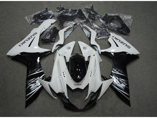 GSXR 600 K11 11-24 Verkleidungen - Weiß Schwarz GSXR 600 K11 11-24 Verkleidungen - Weiß Schwarz