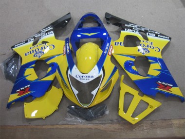 GSXR 600 K4 04-05 Verkleidung - Gelb Blau Corona Extra