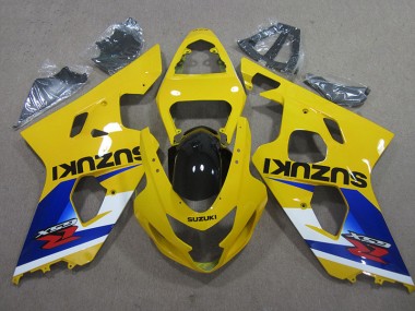 GSXR 600 K4 04-05 Verkleidungen - Gelb Blau