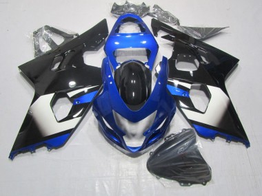 GSXR 600 K4 04-05 Verkleidungen - Schwarz Blau