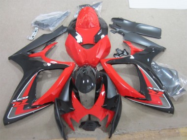 GSXR 600 K6 06-07 Verkleidung - Schwarz Rot