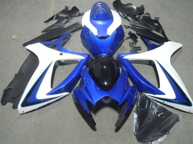 GSXR 600 K6 06-07 Verkleidungen - Blau Weiß Schwarz