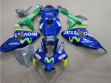 GSXR 600 K6 06-07 Verkleidungen - Blaus Movistar Castrol