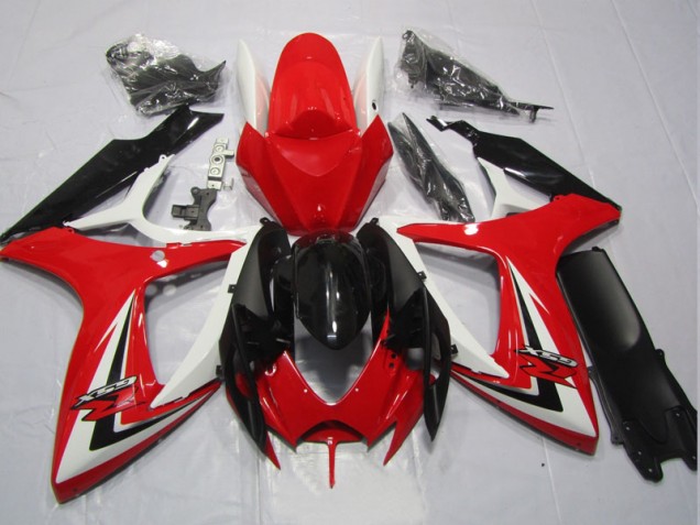 GSXR 600 K6 06-07 Verkleidungen - Schwarz Rot GSXR 600 K6 06-07 Verkleidungen - Schwarz Rot