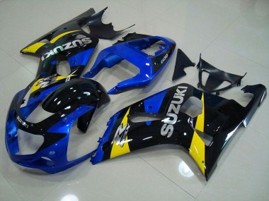 GSXR 750 K1 K2 K3 01-03 Verkleidungen - Blau Schwarz