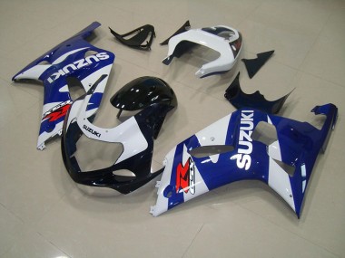 GSXR 750 K1 K2 K3 01-03 Verkleidungen - Blau Weiß