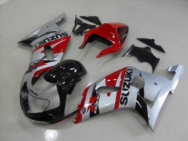 GSXR 750 K1 K2 K3 01-03 Verkleidungen - Schwarz Rot