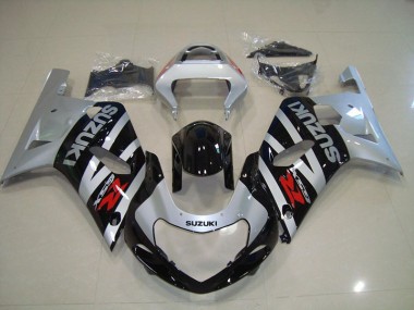 GSXR 750 K1 K2 K3 01-03 Verkleidungen - Schwarz Silber