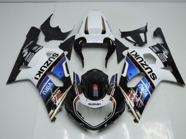 GSXR 750 K1 K2 K3 01-03 Verkleidungen - Schwarz Weiß Blau Viru