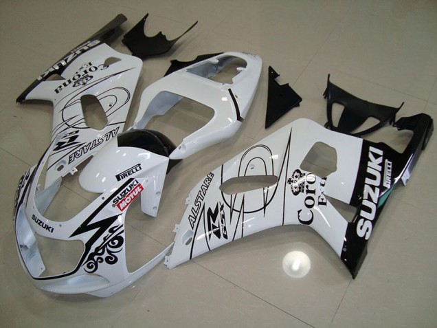 GSXR 750 K1 K2 K3 01-03 Verkleidungen - Weiß Alstare Motul GSXR 750 K1 K2 K3 01-03 Verkleidungen - Weiß Alstare Motul