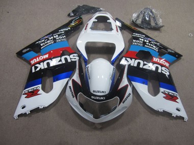 GSXR 750 K1 K2 K3 01-03 Verkleidungen - Weiß Blau Rot Motul