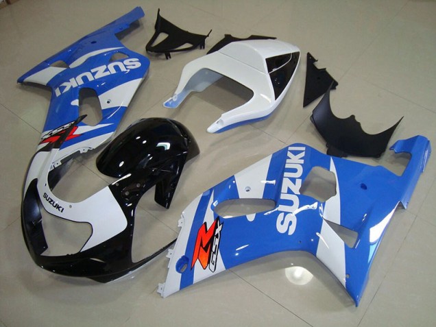 GSXR 750 K1 K2 K3 01-03 Vollverkleidung - Blau Weiß GSXR 750 K1 K2 K3 01-03 Vollverkleidung - Blau Weiß