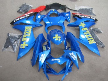 GSXR 750 K11 11-24 Verkleidungen - Blau Gelb Rizla