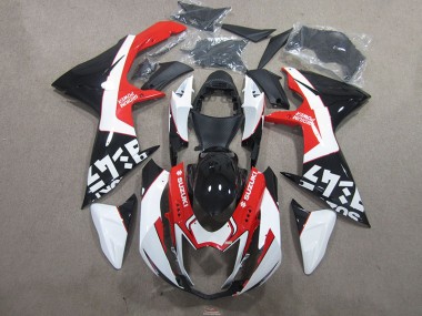 GSXR 750 K11 11-24 Verkleidungen - Schwarz Rot