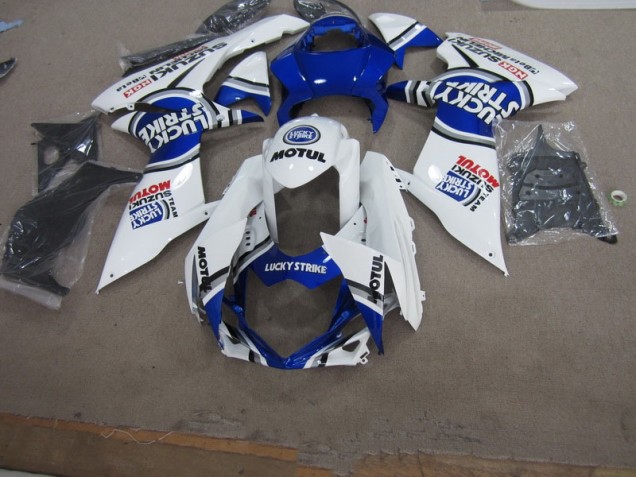 GSXR 750 K11 11-24 Verkleidungen - Weiß Lucky Strike Motul GSXR 750 K11 11-24 Verkleidungen - Weiß Lucky Strike Motul
