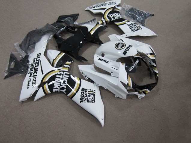 GSXR 750 K11 11-24 Verkleidungen - Weiß Lucky Strike Schwarz Motul GSXR 750 K11 11-24 Verkleidungen - Weiß Lucky Strike Schwarz Motul
