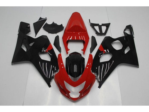 GSXR 750 K4 04-05 Verkleidung - Rot Schwarz GSXR 750 K4 04-05 Verkleidung - Rot Schwarz