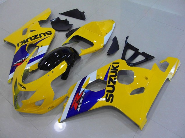 GSXR 750 K4 04-05 Verkleidungen - Gelb Blau GSXR 750 K4 04-05 Verkleidungen - Gelb Blau
