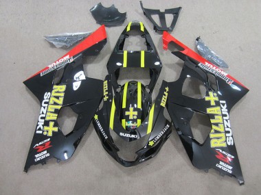 GSXR 750 K4 04-05 Verkleidungen - Schwarz Gelb Rizla
