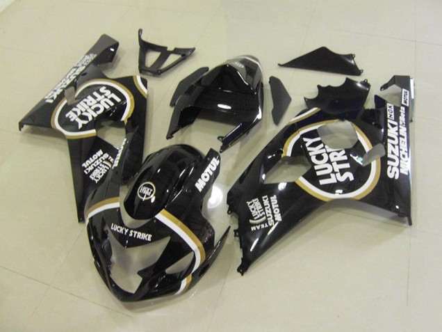GSXR 750 K4 04-05 Verkleidungen - Schwarz Weiß Lucky Strike Motul GSXR 750 K4 04-05 Verkleidungen - Schwarz Weiß Lucky Strike Motul