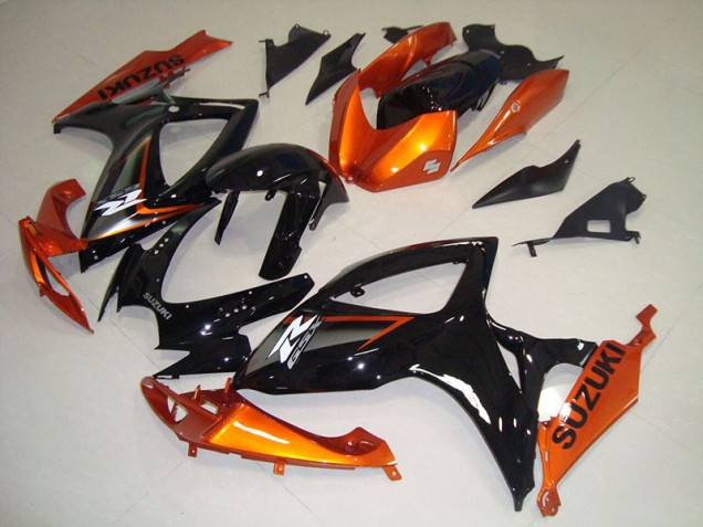 GSXR 750 K6 06-07 Verkleidung - Schwarz Orange GSXR 750 K6 06-07 Verkleidung - Schwarz Orange