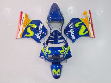 NSR 250 MC28 P4 94-96 Verkleidungen - Blau Grün