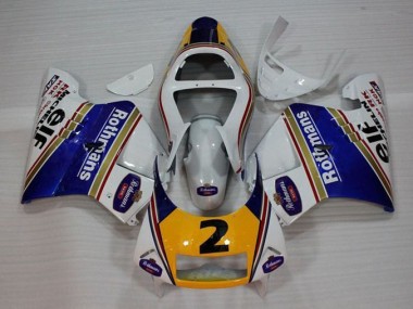 NSR 250 MC28 P4 94-96 Verkleidungen - Weiß Blau Gelb