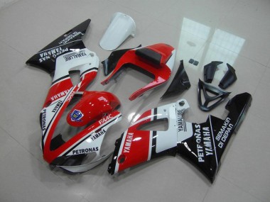 R1 00-01 Verkleidungen - Rot Weiß Yamalube
