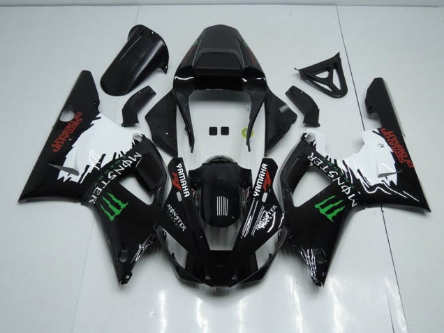 R1 00-01 Verkleidungen - Schwarz Weißes Monster R1 00-01 Verkleidungen - Schwarz Weißes Monster