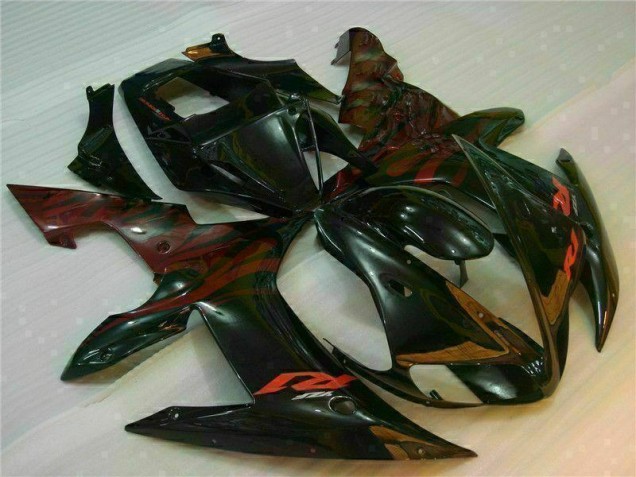R1 02-03 Motorrad Verkleidung - Schwarz R1 02-03 Motorrad Verkleidung - Schwarz