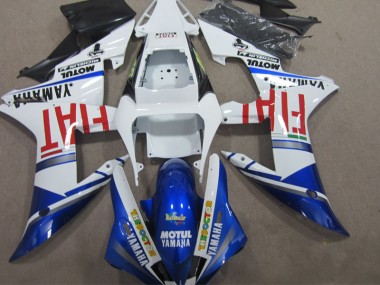 R1 02-03 Verkleidungen - Blau Weiß Motul Fiat