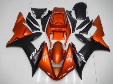 R1 02-03 Verkleidungen - Orange Schwarz