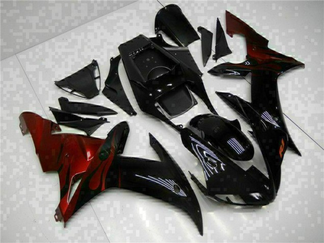 R1 02-03 Verkleidungen Plastik Kits - Schwarz R1 02-03 Verkleidungen Plastik Kits - Schwarz
