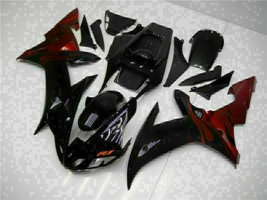 R1 02-03 Verkleidungen Plastik Kits - Schwarz