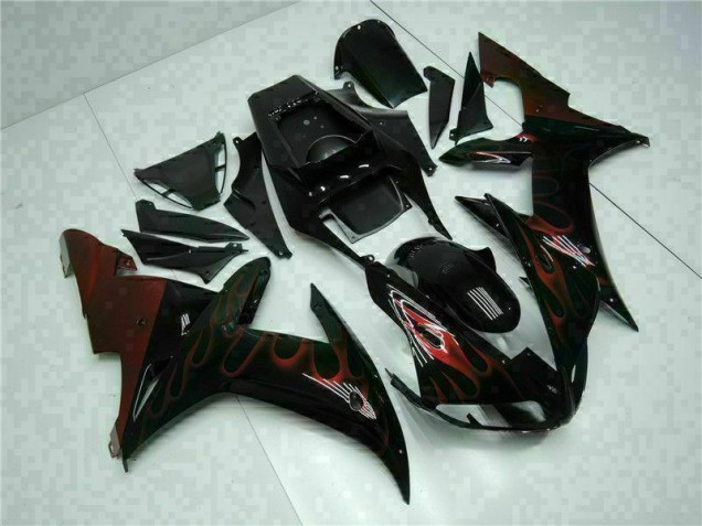 R1 02-03 VollVerkleidungen & Plastik - Schwarz R1 02-03 VollVerkleidungen & Plastik - Schwarz