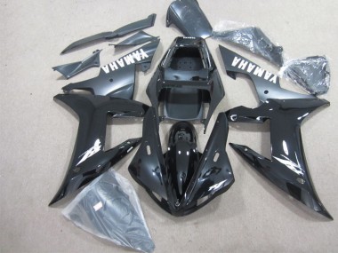 R1 02-03 Vollverkleidung - Schwarz Weiß