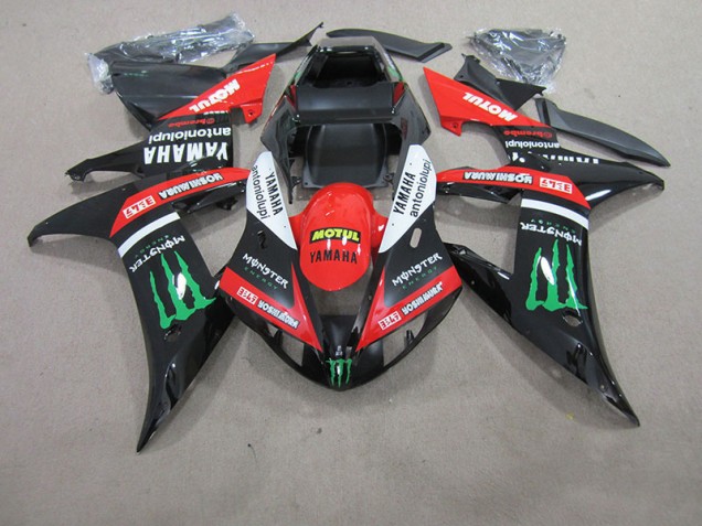 R1 04-06 Verkleidungen - Rot Weiß Schwarz Motul R1 04-06 Verkleidungen - Rot Weiß Schwarz Motul