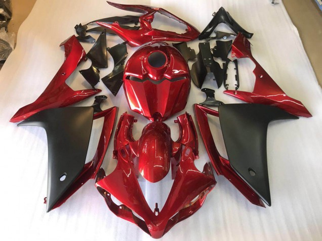 R1 07-08 Verkleidung - Matt Schwarz Rot R1 07-08 Verkleidung - Matt Schwarz Rot
