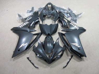 R1 07-08 Vollverkleidung - Schwarz Weiß Aufkleber