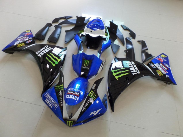 R1 09-11 Verkleidung - BlauSchwarz Monster R1 09-11 Verkleidung - BlauSchwarz Monster