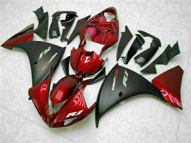 R1 09-11 Verkleidung - Rot Schwarz R1 09-11 Verkleidung - Rot Schwarz
