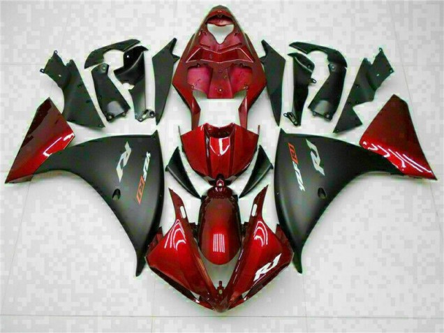 R1 09-11 Verkleidung - Rot Schwarz R1 09-11 Verkleidung - Rot Schwarz