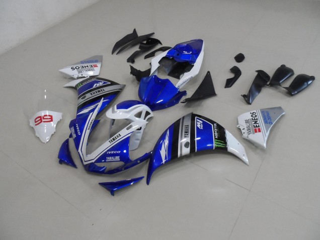 R1 09-11 Vollverkleidung - Blau Weiß R1 09-11 Vollverkleidung - Blau Weiß