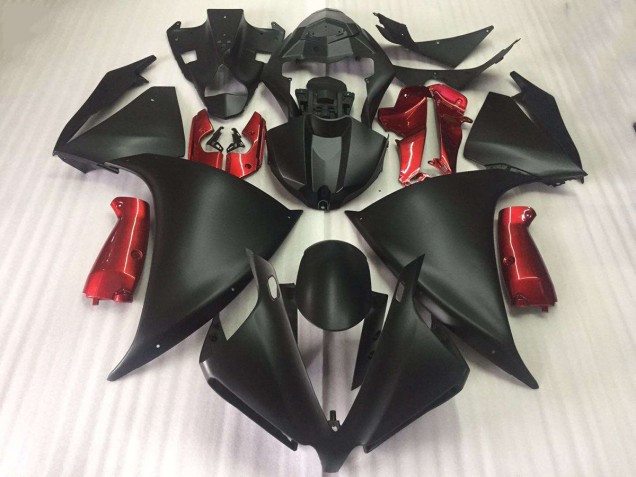 R1 12-14 Verkleidungen - Matt Schwarz Glänzend Rot R1 12-14 Verkleidungen - Matt Schwarz Glänzend Rot
