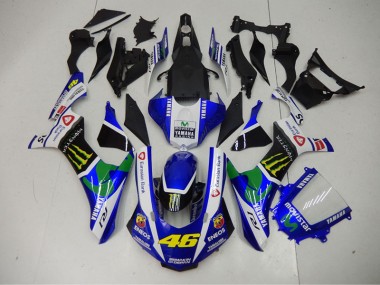 R1 15-19 Verkleidungen - Blau Blau Weiß ENEOS Movistar 46