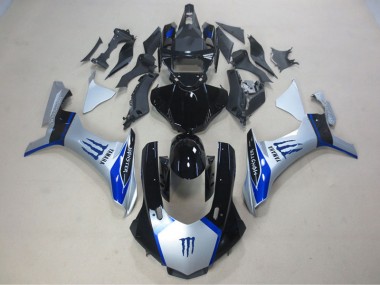 R1 15-19 Verkleidungen - Silber Schwarz Blau Monster