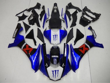 R1 15-19 Vollverkleidung - Schwarz Blau