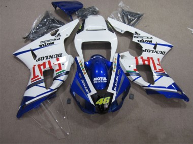 R1 98-99 Verkleidungen - Blau Weiß Motul Dunlop 46