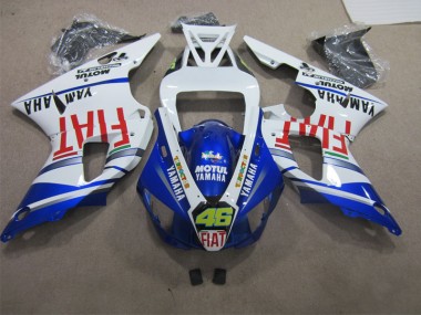 R1 98-99 Verkleidungen - Blau Weiß Motul Fiat 46