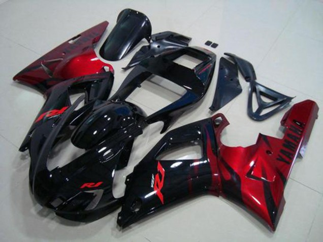 R1 98-99 Verkleidungen - Schwarz Rot R1 98-99 Verkleidungen - Schwarz Rot